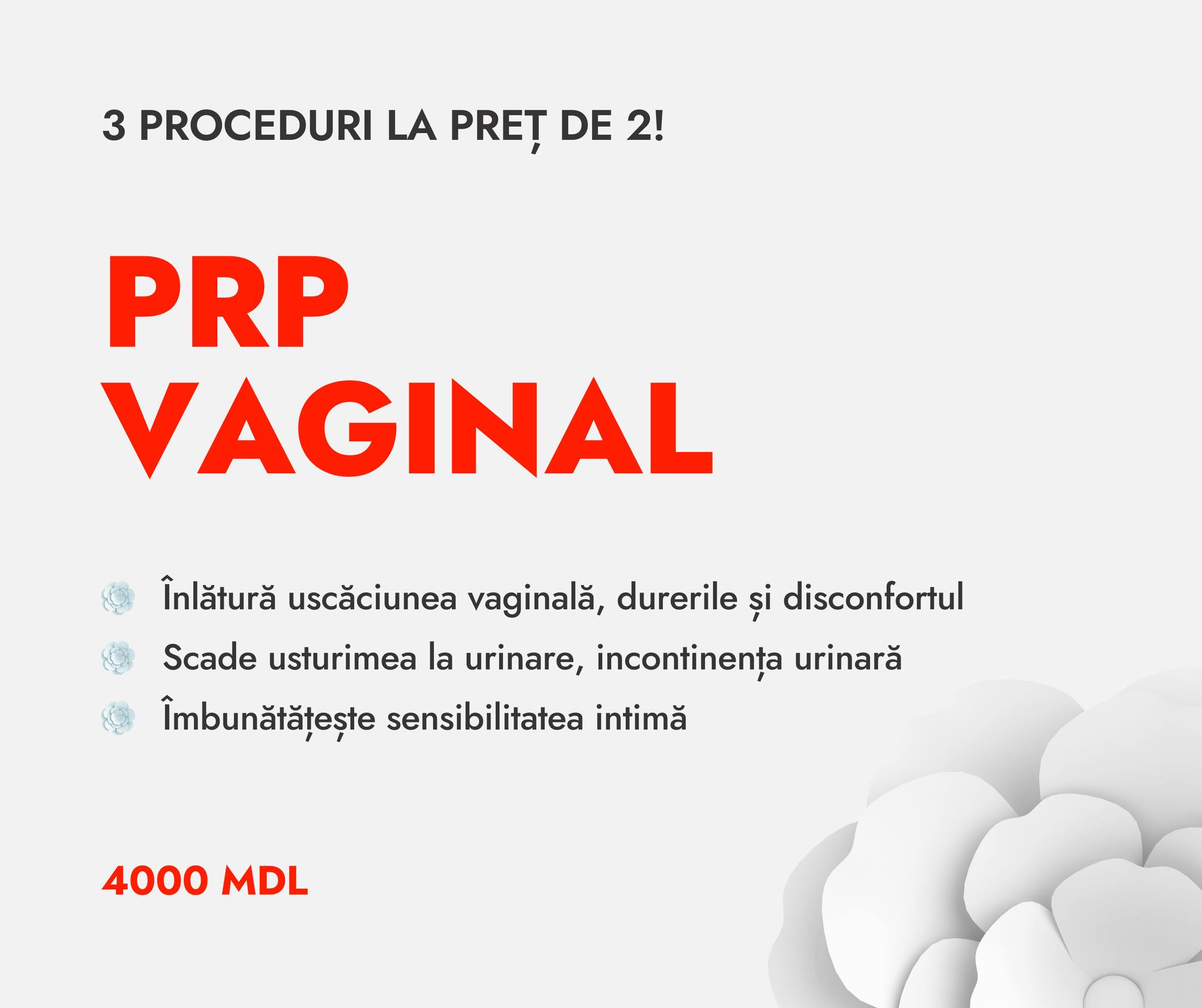 Promo PRP Vaginal Iarna 2025